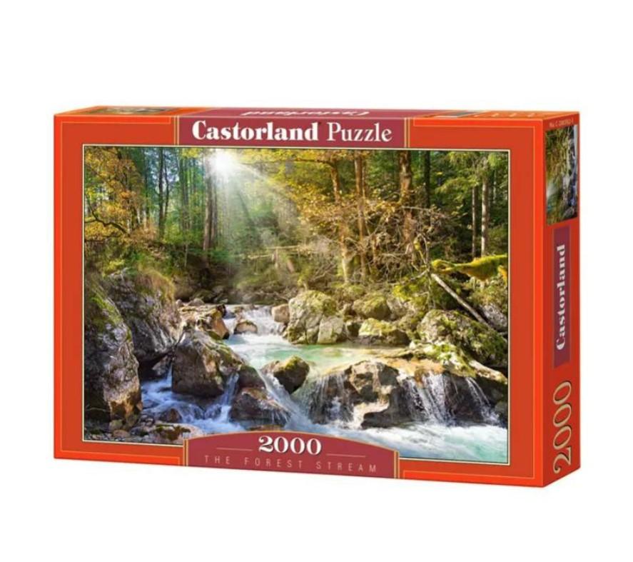 CASTORLAND Puzzle od 2000 delova Sunny Forest Stream C-200382-2