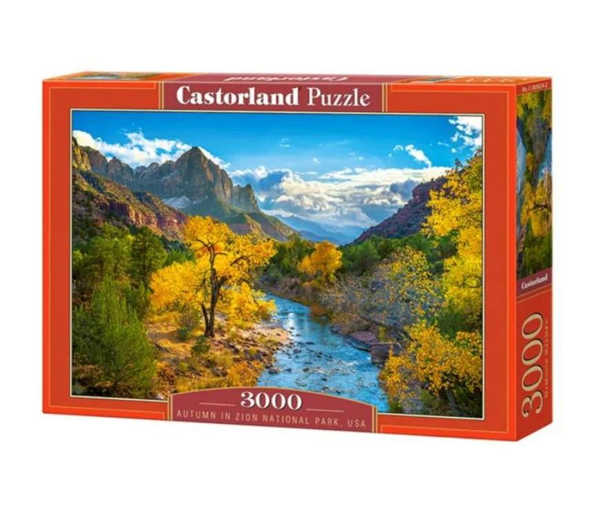 CASTORLAND Puzzle od 3000 delova Autumn In Zion National Park C-300624-2