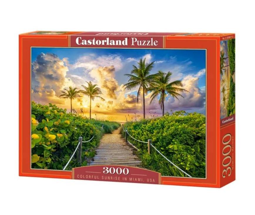 CASTORLAND Puzzle od 3000 delova Colorful Sunrise In Miami C-300617-2