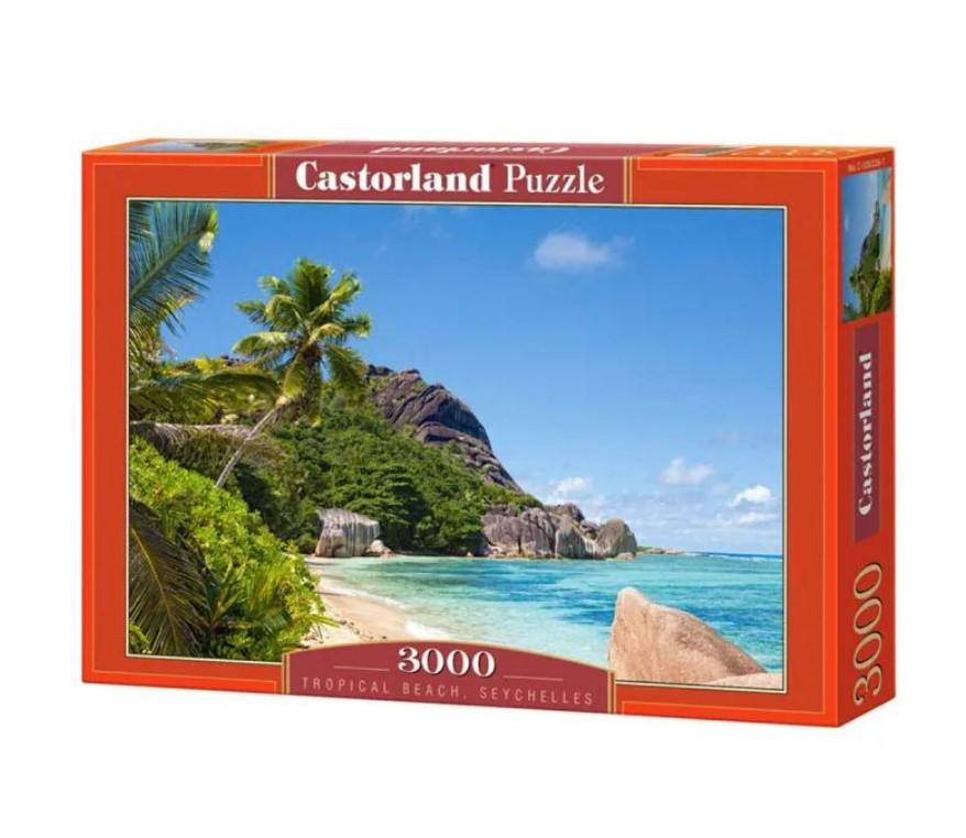 CASTORLAND Puzzle od 3000 delova Tropical Beach Seychelles C-300228-2