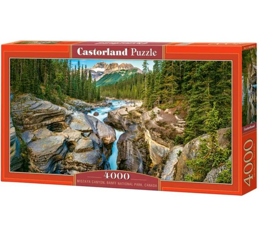 CASTORLAND Puzzle od 4000 delova Mistaya Canyon Canada C-400348-2