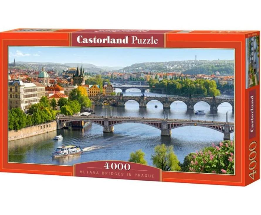 CASTORLAND Puzzle od 4000 delova Vltava Bridges In Prague C-400096-2