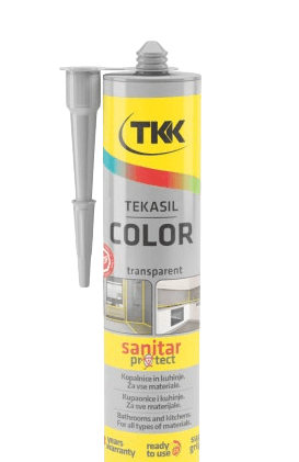 TKK Tekasil Color Silikon, 300ml, Transparentni