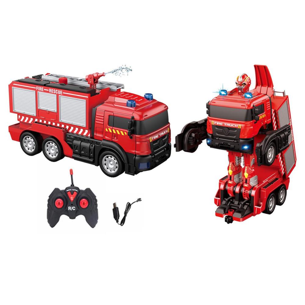 SHOPITO Igračka transformers vatrogasno vozilo crveni