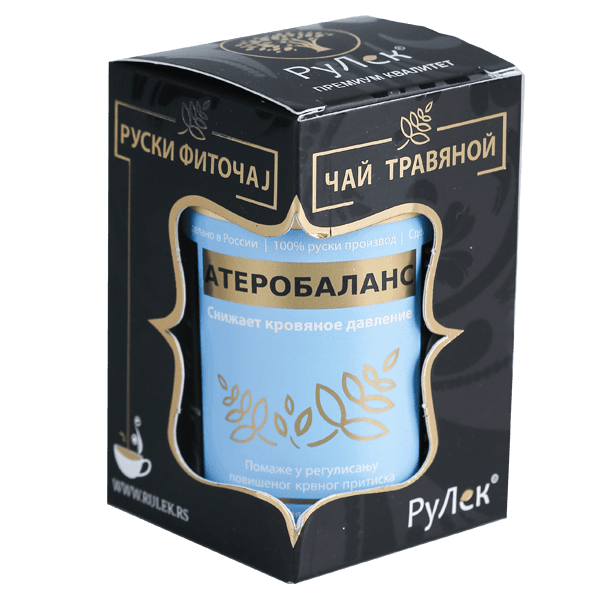 RULEK Aterobalans čaj - 100% biljni ruski preparat za povišen krvni pritisak