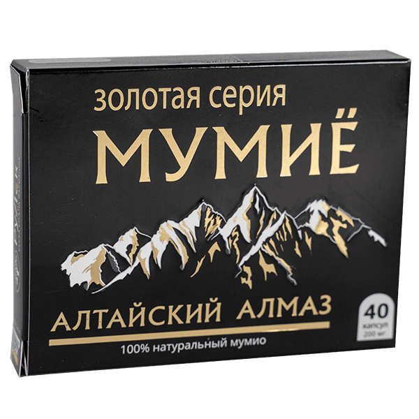 RULEK Kapsule Mumio Altajski Almaz - nativan altajski mumio 40 kapsula