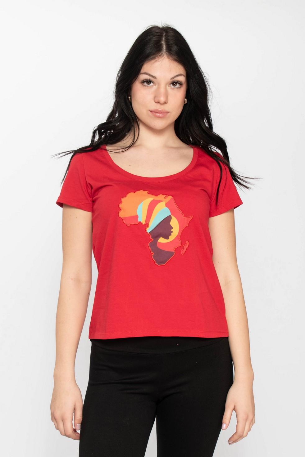 RUSH Ženska majica AFRIKA crvena