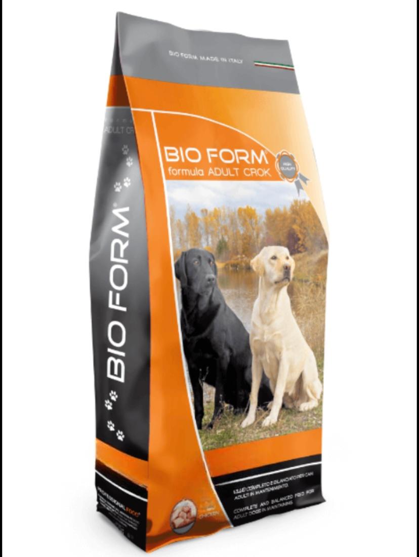 BIO FORM Standard hrana za odrasle manje aktivne pse 20kg 24/10 (Adult Crock)