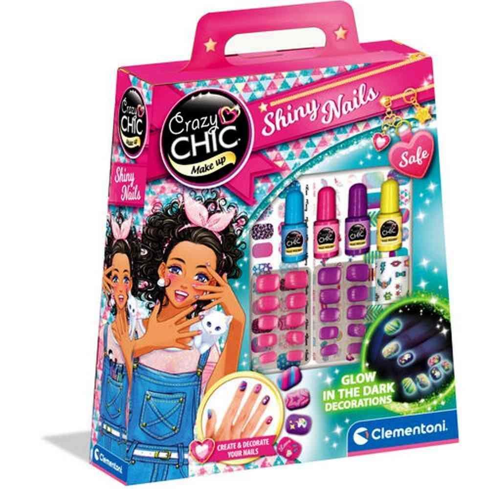Selected image for CLEMENTONI CRAZY CHIC Set za nokte GLOW IN THE DARK