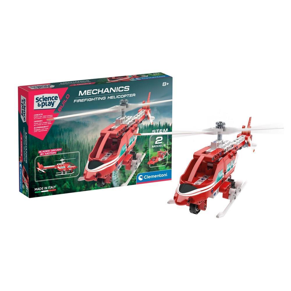 CLEMENTONI SCIENCE & PLAY SMALL Napravi helikopter FIREFIGHTERS