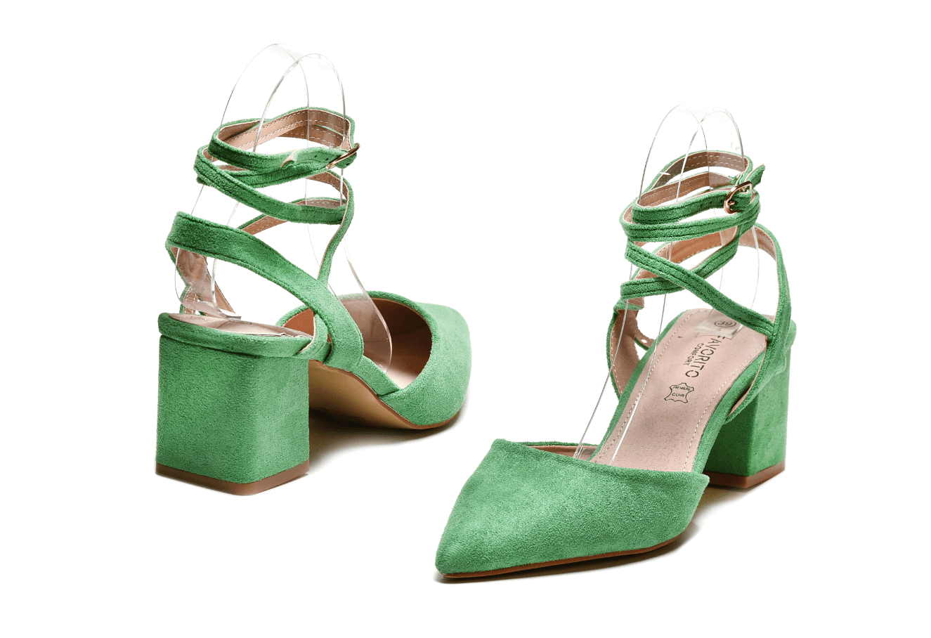 Selected image for SAFRAN Ženske sandale na štiklu LS042314GRN zelene