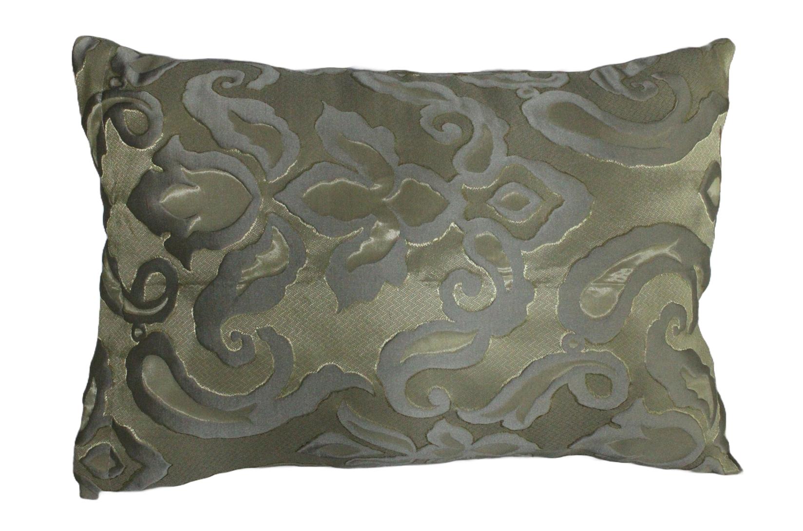 Sajonara Exkluziv Dekorativni jastuk, 40x40cm, Drap, Cveće, Zlatni
