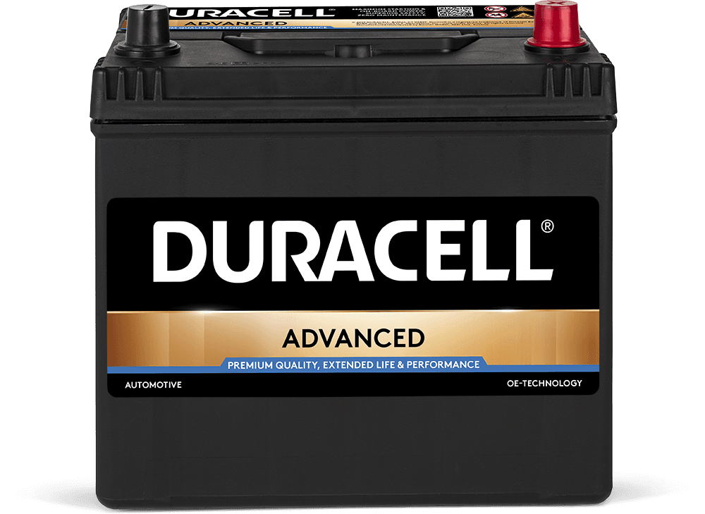 DURACELL Akumulator ADVANCED 12v, 60Ah, D+, 510A, 233*173*225, ASIA