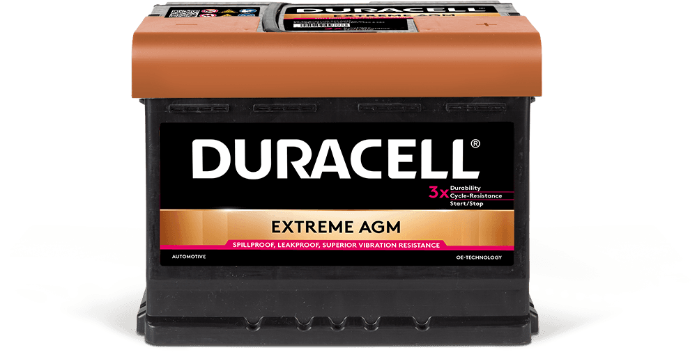 Selected image for DURACELL Akumulator EXTREME AGM, 12v, 60Ah, D+, 640A, 241*1175*190