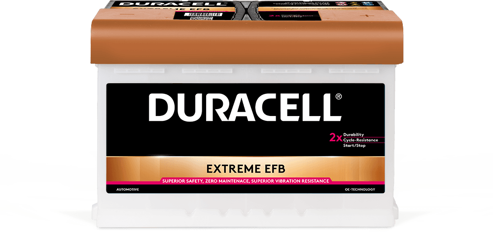 DURACELL Akumulator EXTREME EFB 12v, 75Ah, D+, 700A, 278*175*190