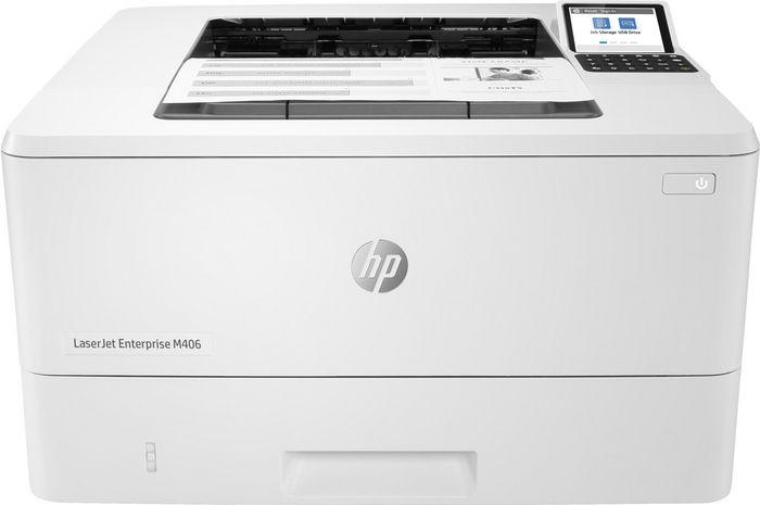 HP Enterprise M406dn Štampač, Laserski, Beli