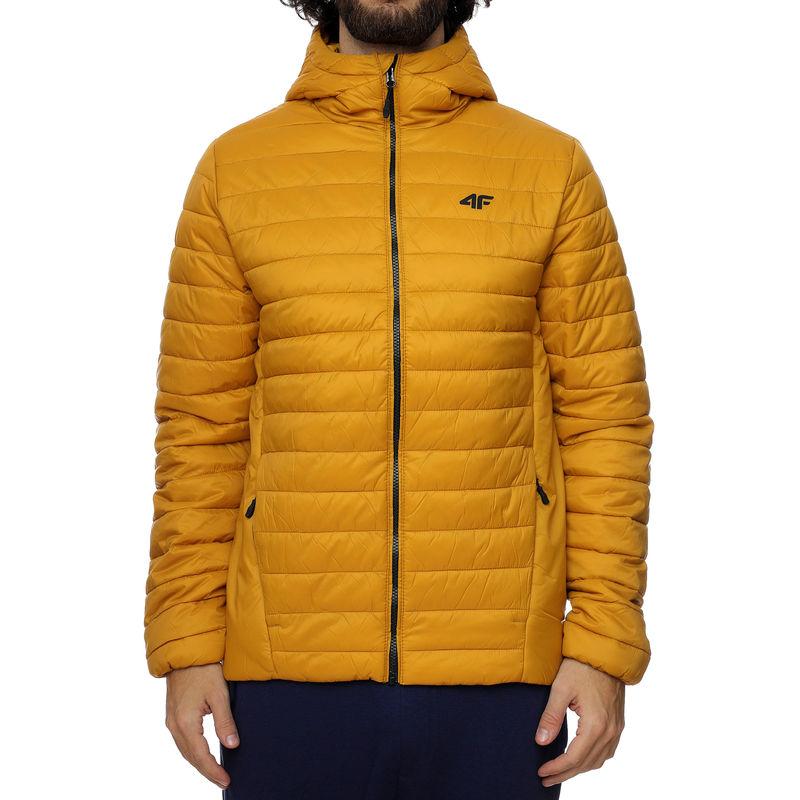 4F Muška zimska jakna žuta