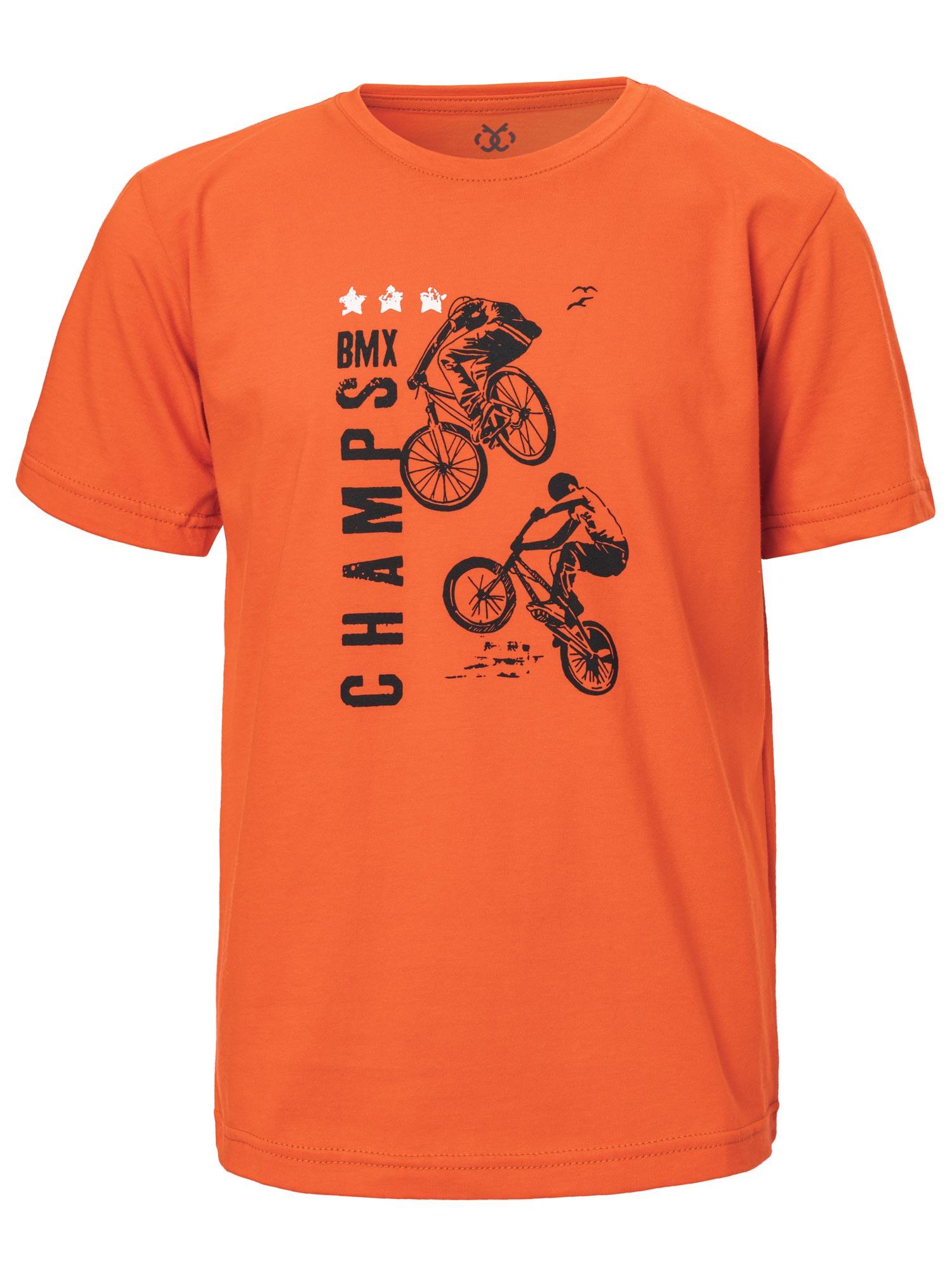 BRILLE Majica za dečake BMX T-shirt narandžasta