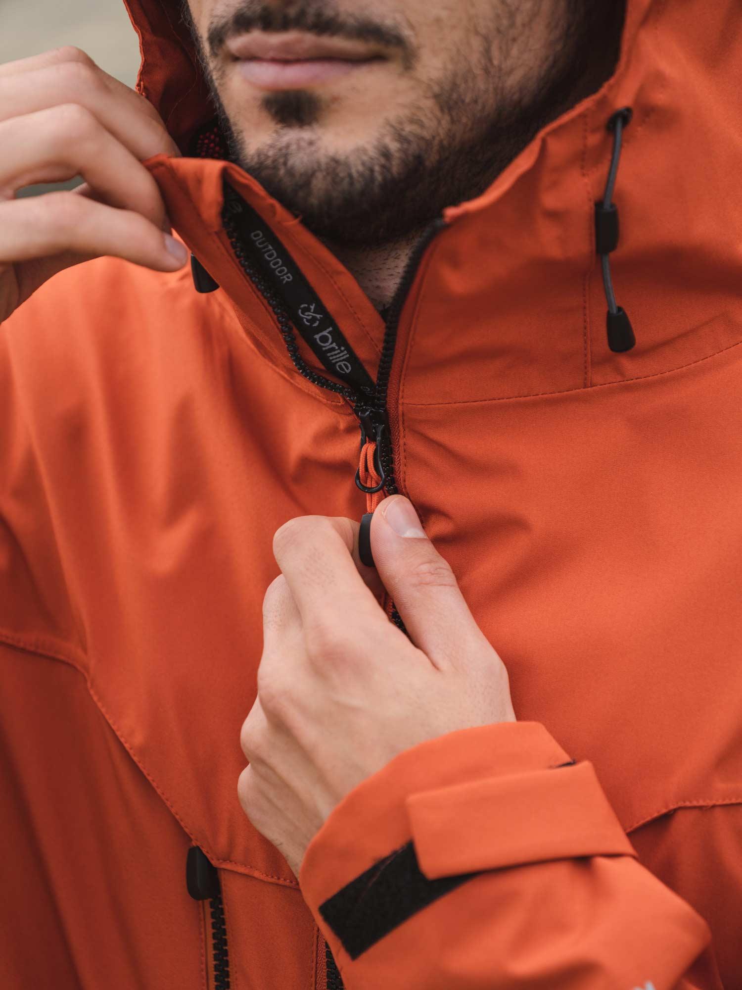 Selected image for BRILLE Muška jakna Derek Hiking jacket narandžasta