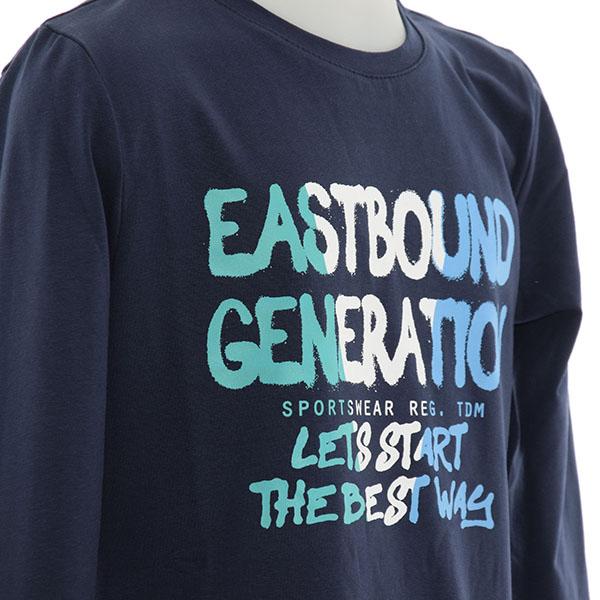 Selected image for EASTBOUND Majica dugih rukava za dečake KIDS GENERATION LS TEE teget