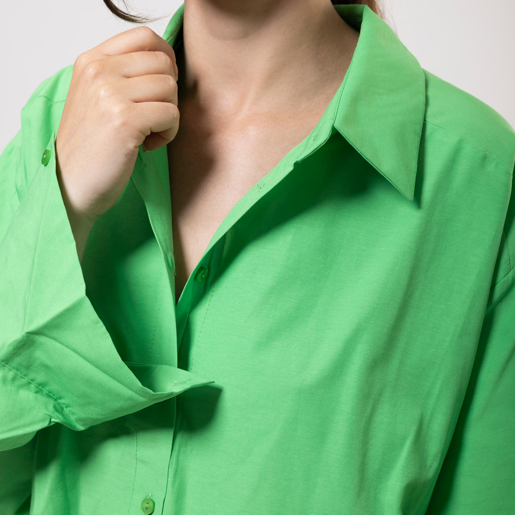 Selected image for FAME Ženska košulja oversize zelena