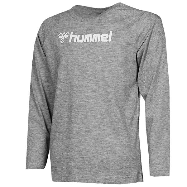 HUMMEL Majica za dečake Hmlanoil T-shirt l/s Tee siva