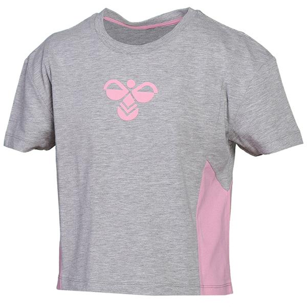 Selected image for HUMMEL Majica za devojčice Hmlbarga T-shirt siva