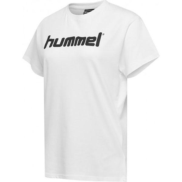 Selected image for HUMMEL Ženska majica Hmlgo Cotton Logo T-shirt Woman s/s bela