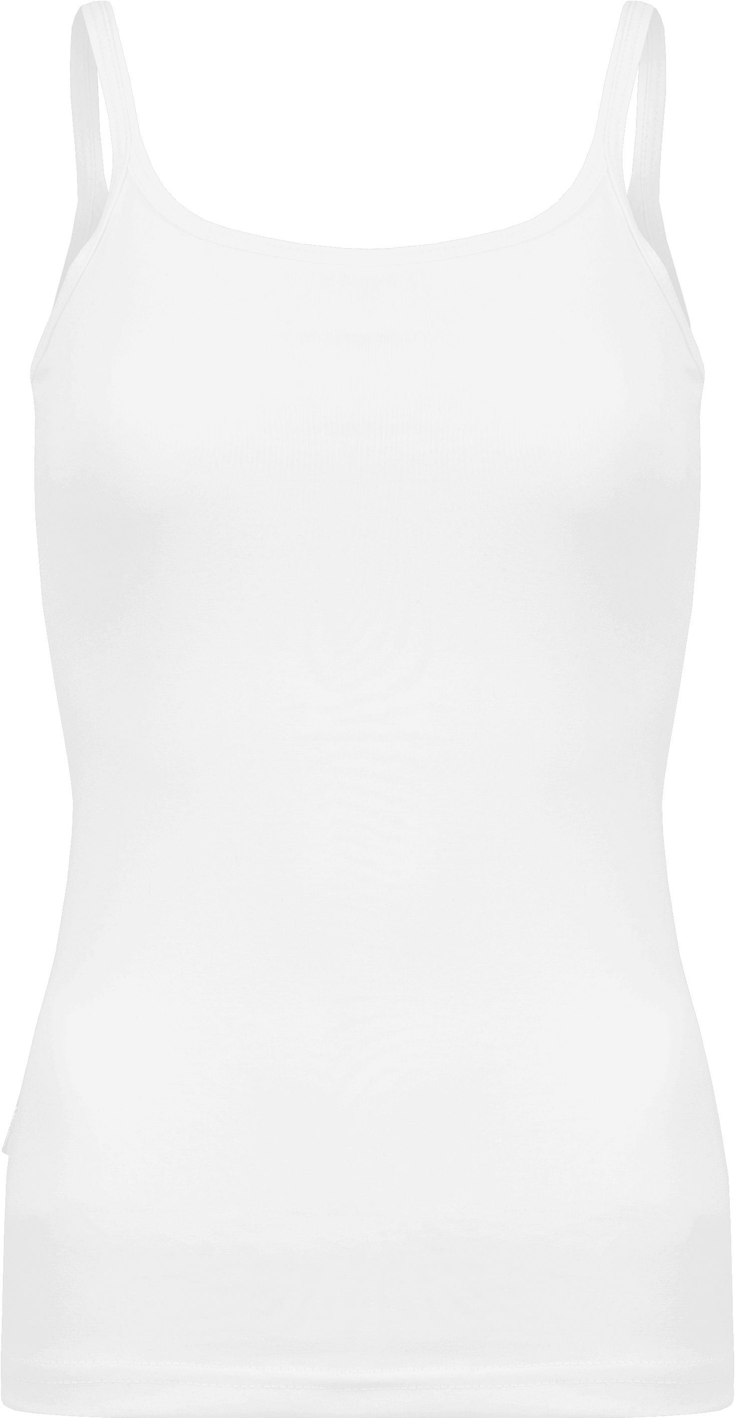 INPRO Ženska majica na uske bretele sa likrom bela