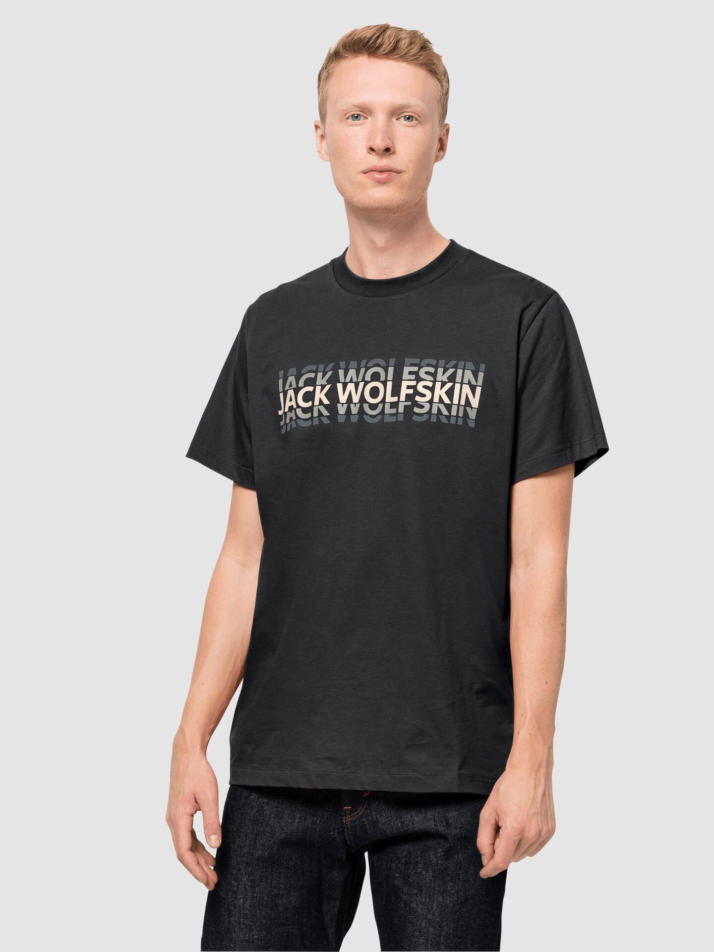 JACK WOLFSKIN Muška majica STROBE T M T-shirt crna