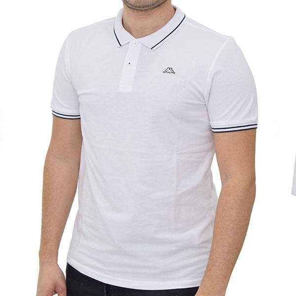KAPPA Muška polo majica Logo Ezio Slim 351683W-A01 bela