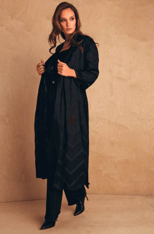 Selected image for MIONE Svileni kimono crni