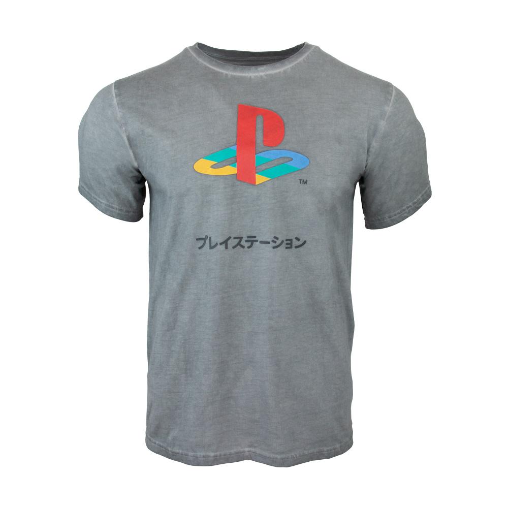 NUMSKULL Muška majica Playstation siva
