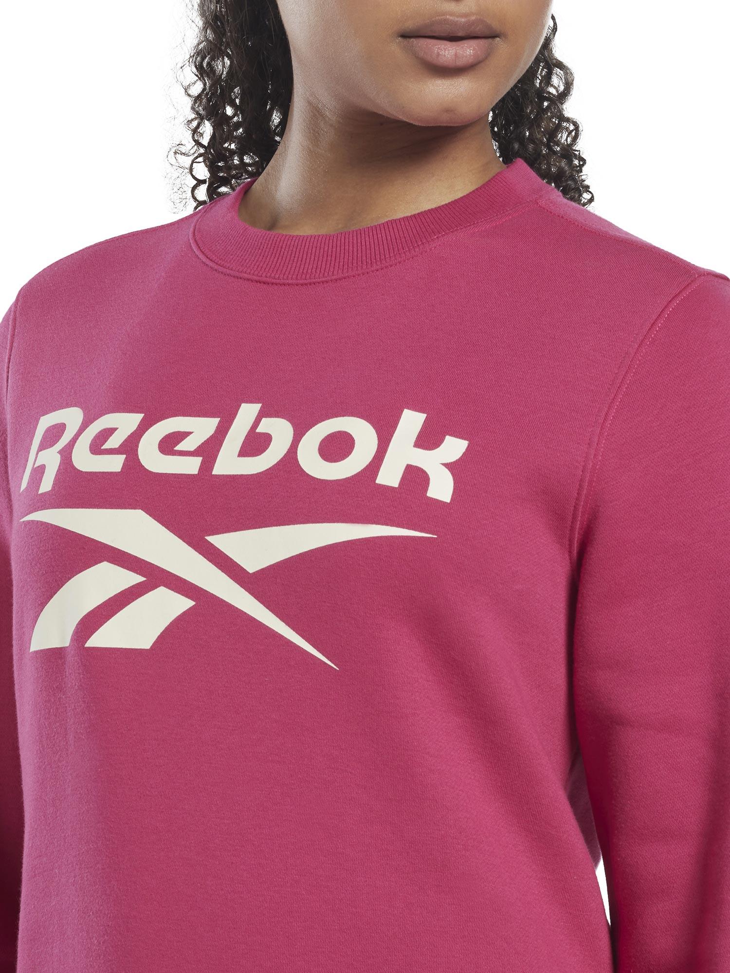Selected image for REEBOK Ženski duks Identity Logo Fleece Crew roze