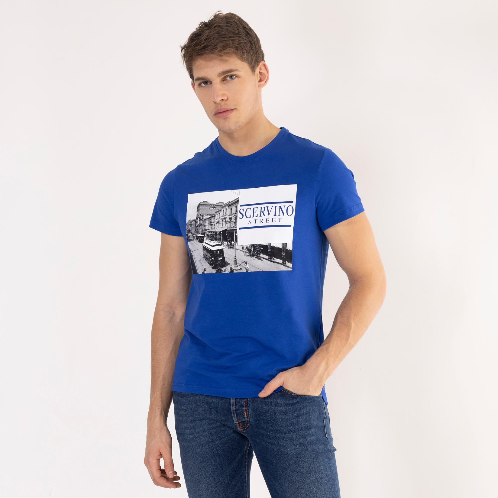 Slike SCERVINO STREET Muška majica plava