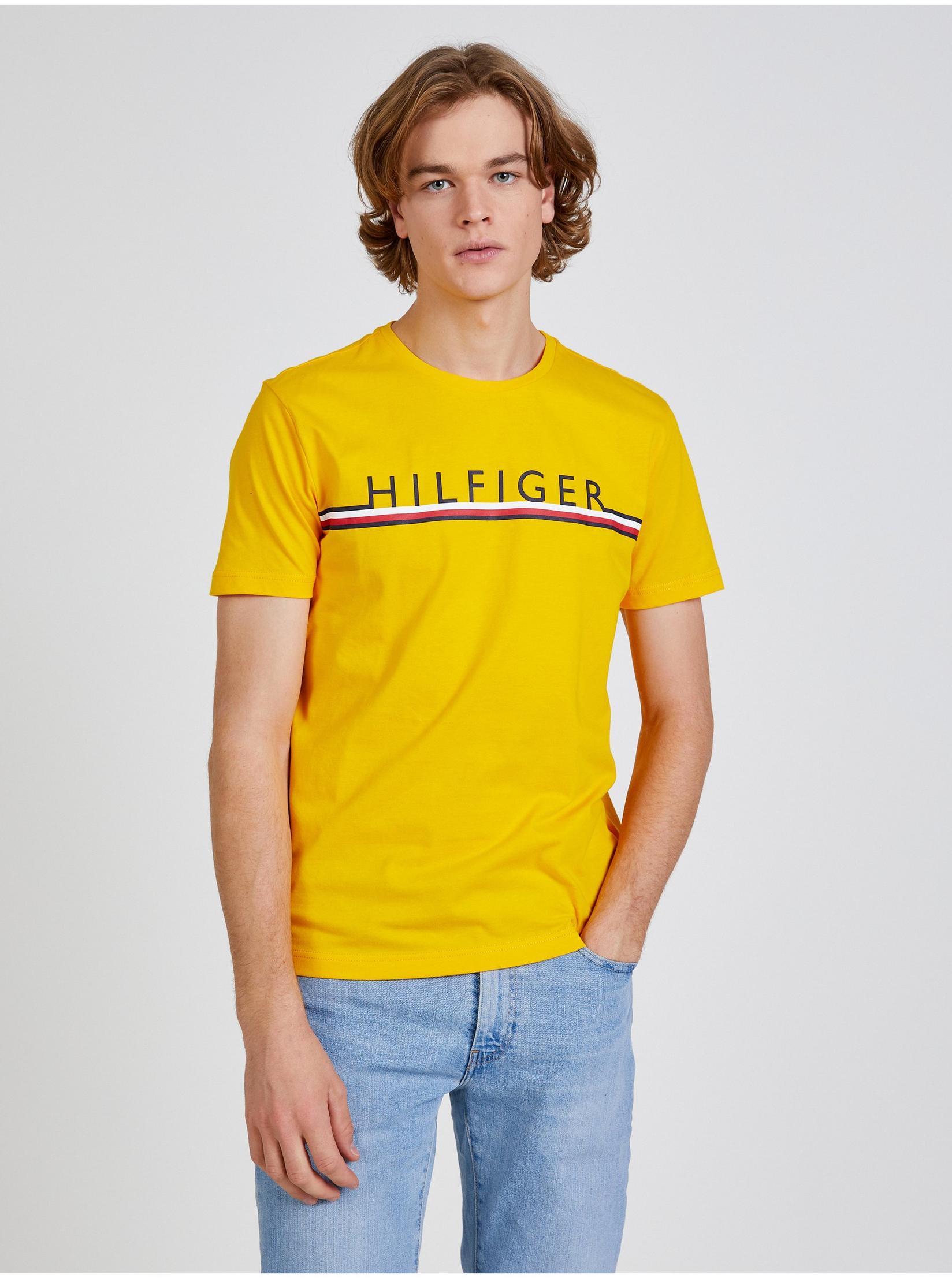 TOMMY HILFIGER Muška majica kratkih rukava žuta