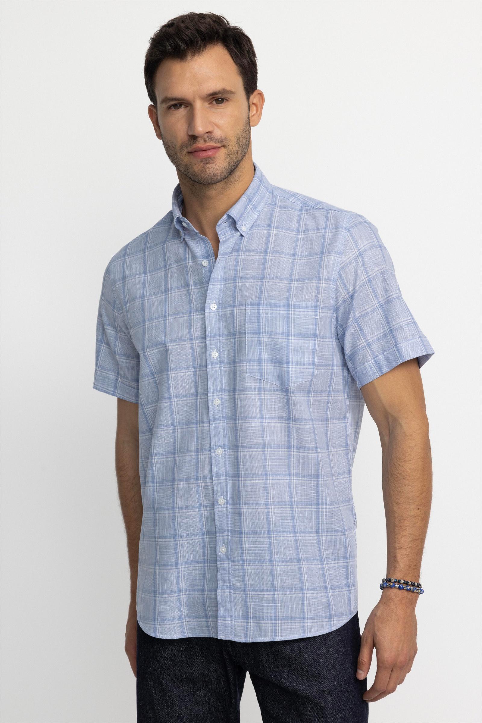 TUDORS Muška košulja Classic Fit - Comfort Fit plava