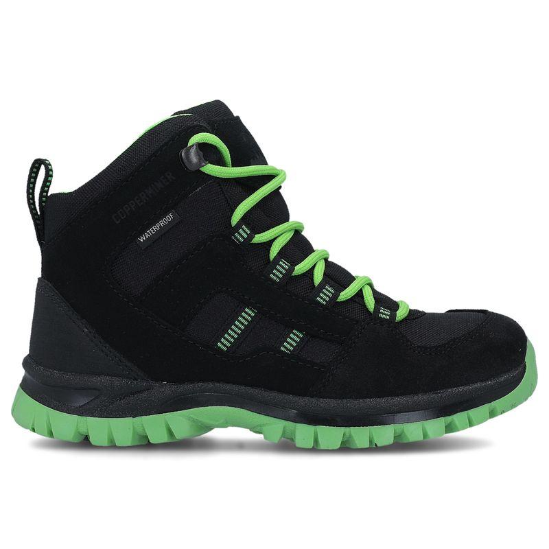 COPPERMINER Zimske cipele za dečake Lfs Cipele Abi Kid 9 Q318ps-Abi-Blgr crno-zelene
