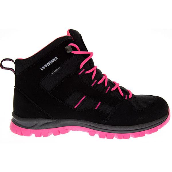 COPPERMINER Zimske cipele za devojčice ABI KID crno-roze