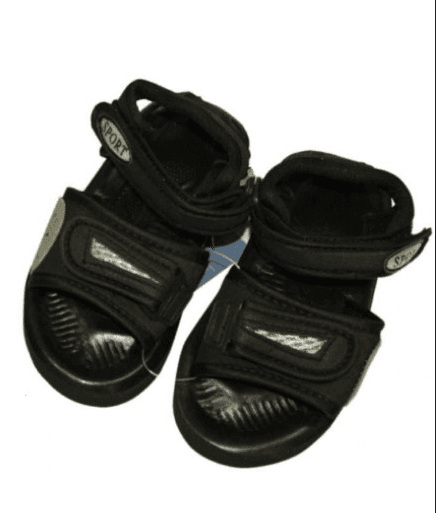 DENIS Sandale za dečake crne