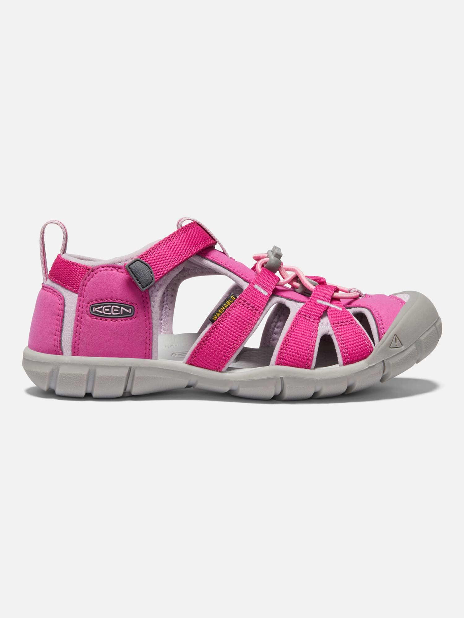 KEEN Sandale za devojčice Seacamp II CNX Y sivo-roze