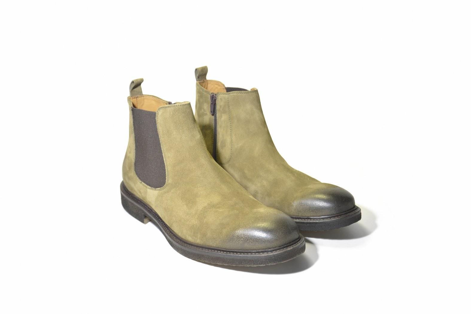 Selected image for LABRADOR Muške poluduboke cipele braon-zelene