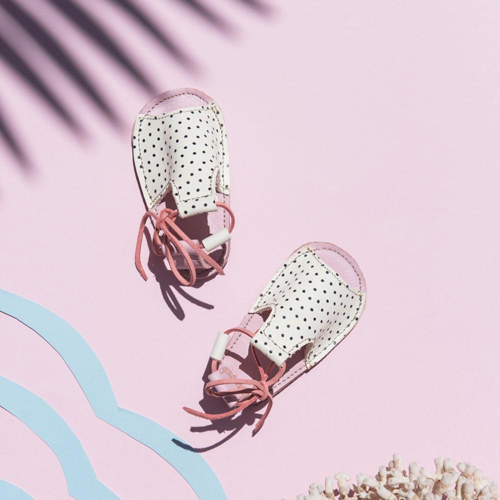 Selected image for Loli sandalice za devojčice roze na tačkice