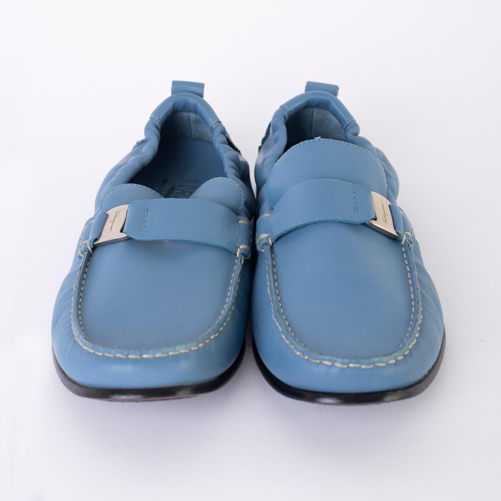 Slike SALVATORE FERRAGAMO Muške cipele plave