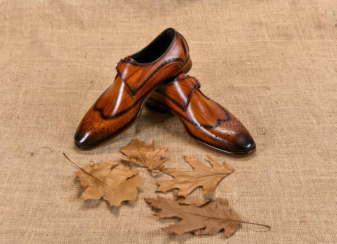 SANTOS&SANTORINI Muške cipele Alberto Tabacco braon