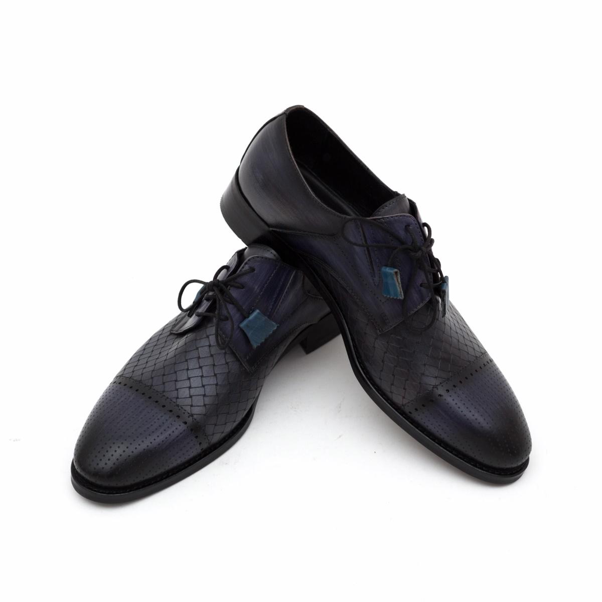 Selected image for SANTOS & SANTORINI Muške cipele Joan crno-teget