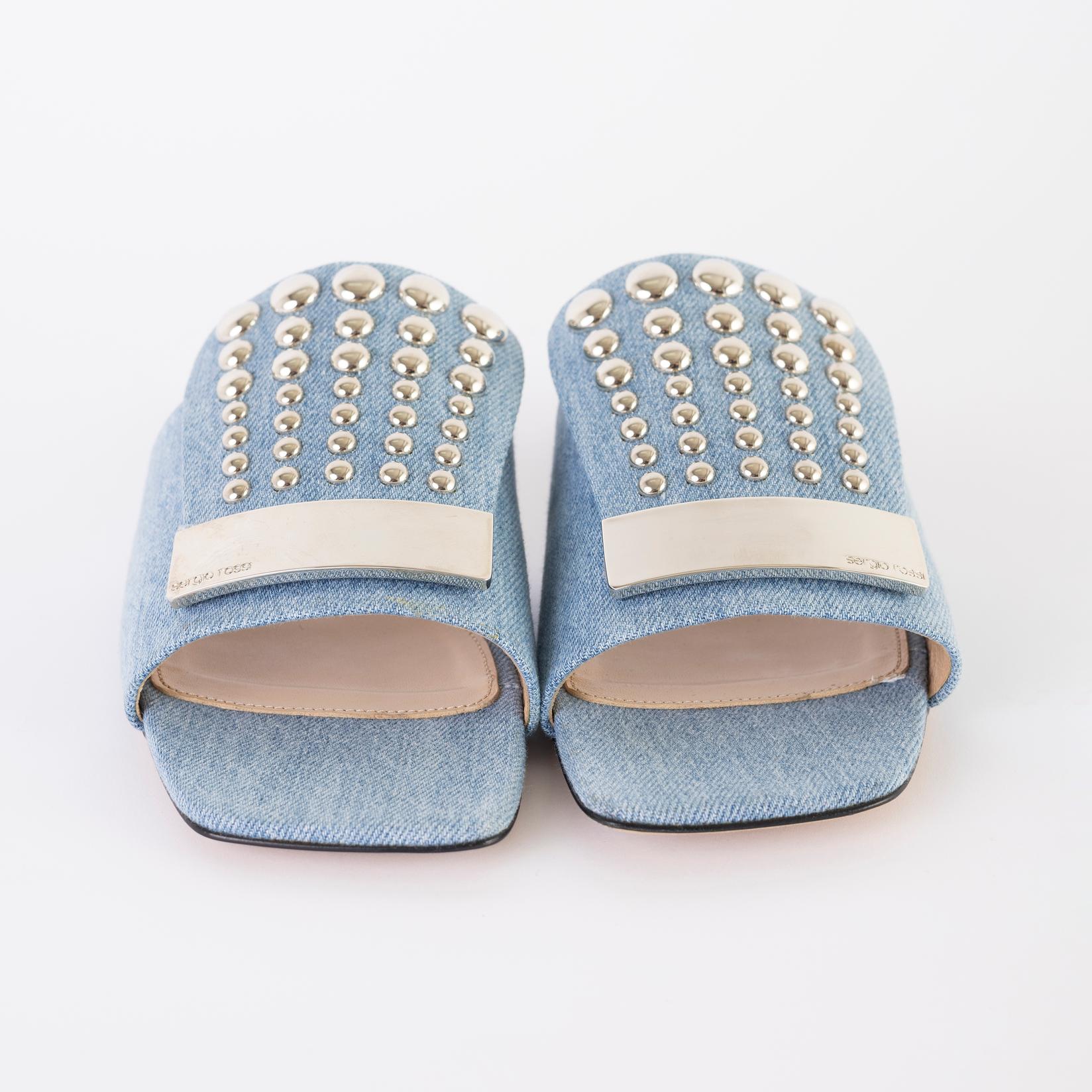 Slike SERGIO ROSSI Ženske papuče plave