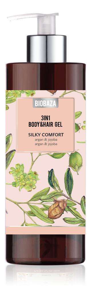 Selected image for BIOBAZA Gel za tuširanje 3u1 Silky Comfort 400 ml