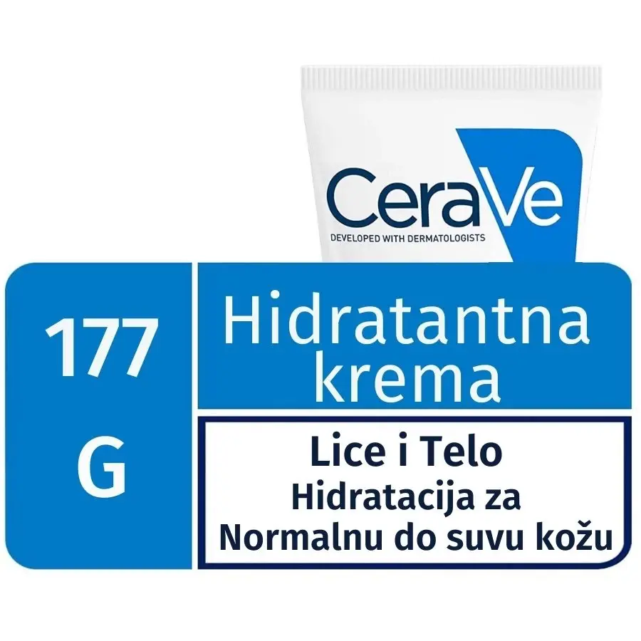 Selected image for CERAVE Hidrantna krema za suvu i vrlo suvu kožu 177ml