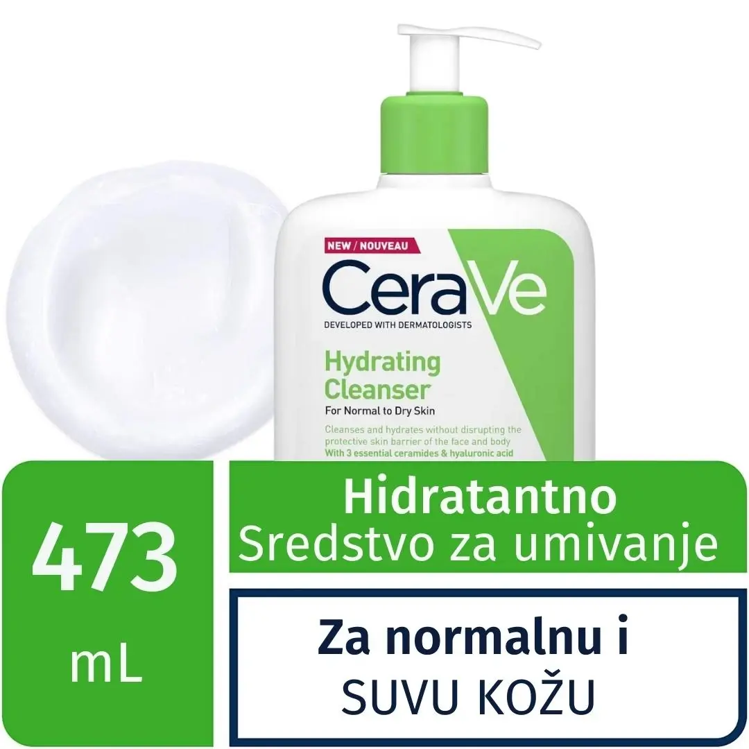 Selected image for CERAVE Hidratantna emulzija za čišćenje za suvu do normalnu kožu 473ml